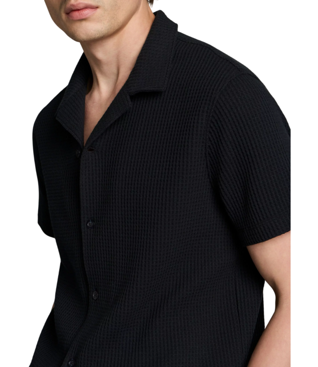 Vince Macro Waffle SS Cabana Shirt