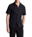 Vince Striped Terry SS Cabana Shirt