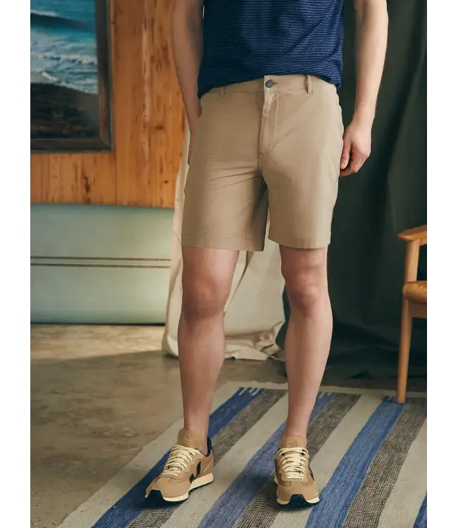 Faherty Belt Loop All Day Short (7")