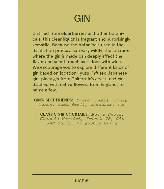 Cocktail Dice