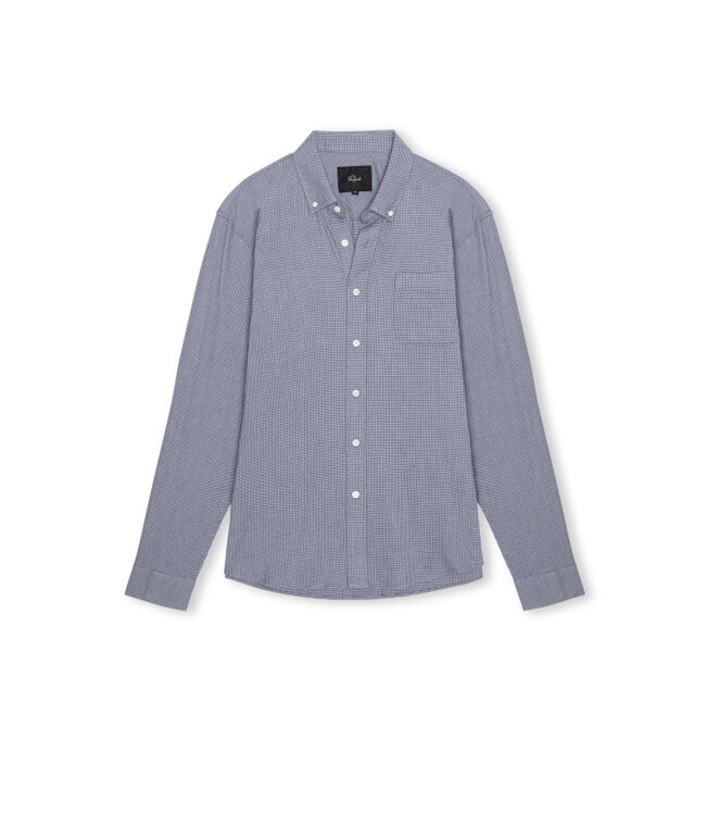 Vance Shirt - Blue Heather Grid