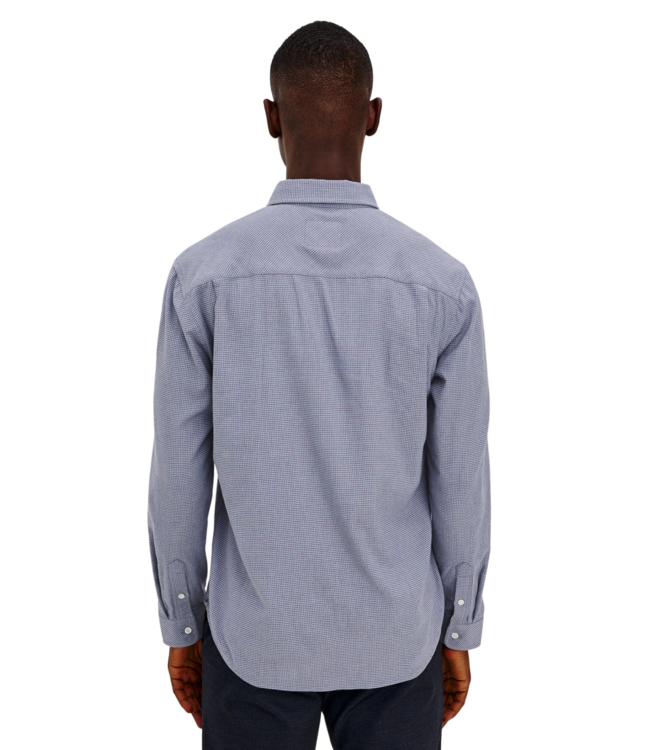 Vance Shirt - Blue Heather Grid