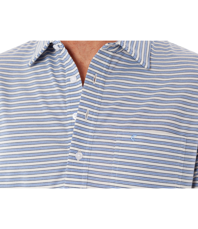 Performance Players Polo Shirt - Fremont Stripe Cream