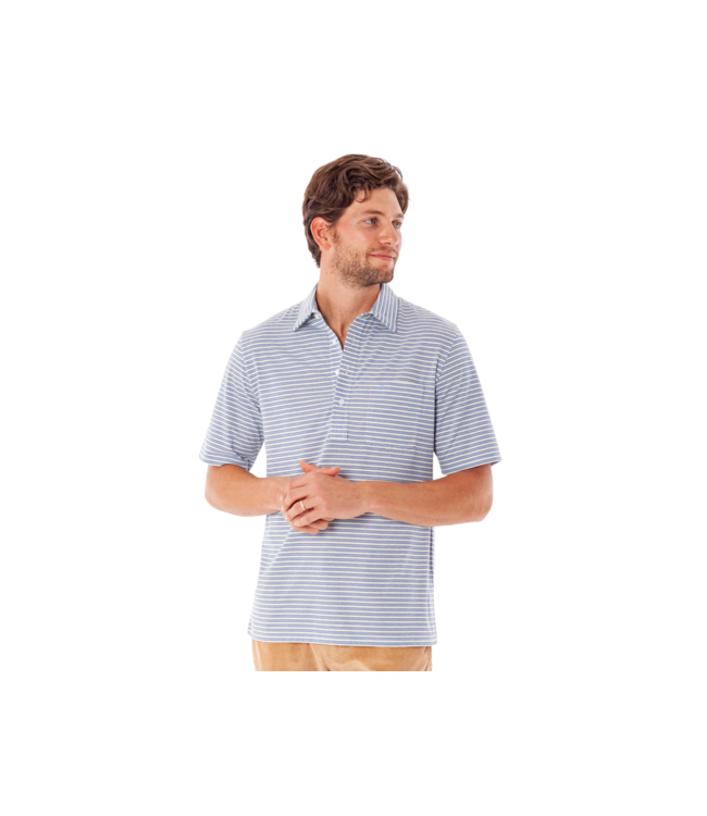 Performance Players Polo Shirt - Fremont Stripe Cream