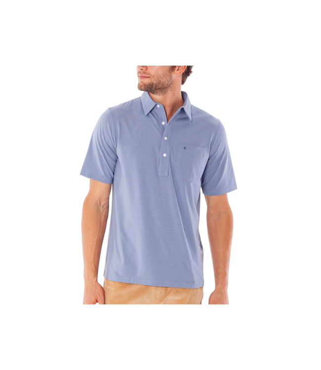 Top Shelf Players Polo Shirt - Sunwashed Blue
