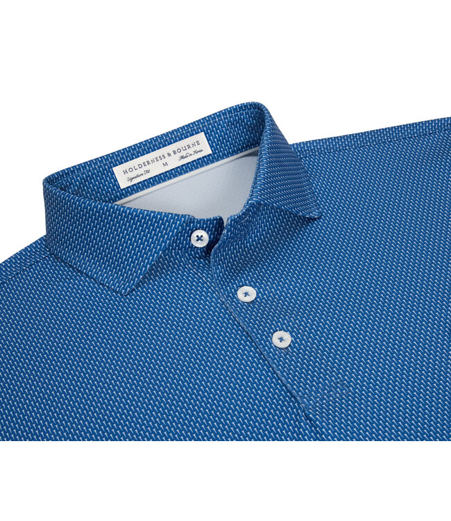 The Hicks Polo Shirt - Maidstone Blue