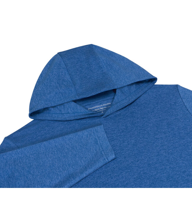 The Stowe Hoodie - Heathered Maidstone Blue