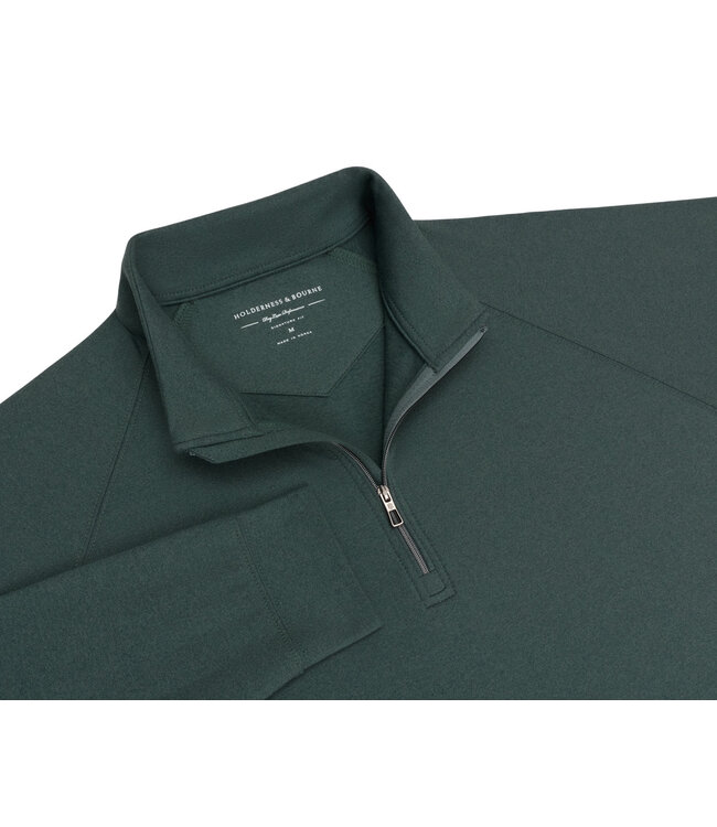 The Westland Quarter Zip - Heathered Cypress