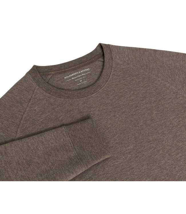 The Kennedy Crewneck - Heathered Driftwood