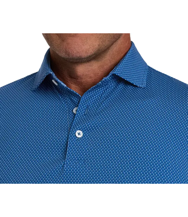 The Hicks Polo Shirt - Maidstone Blue