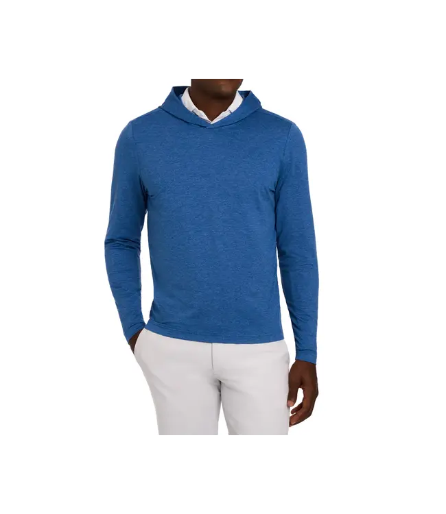 The Stowe Hoodie - Heathered Maidstone Blue