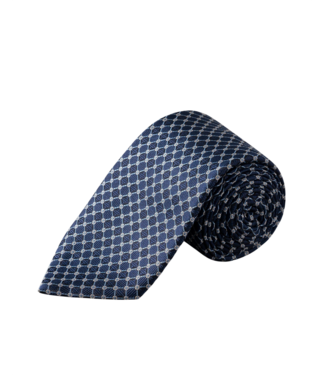 Eton Geometric Woven Silk Tie