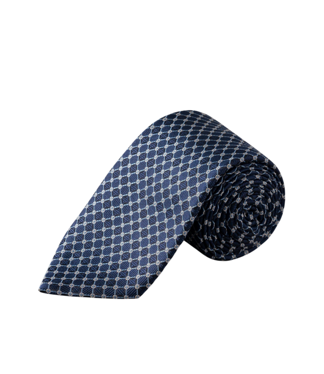 Geometric Woven Silk Tie