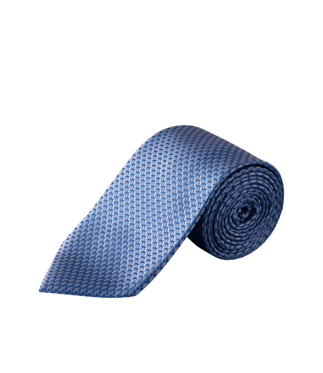 Micro Woven Geometric Silk Tie