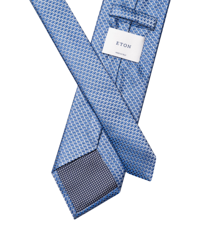 Micro Woven Geometric Silk Tie