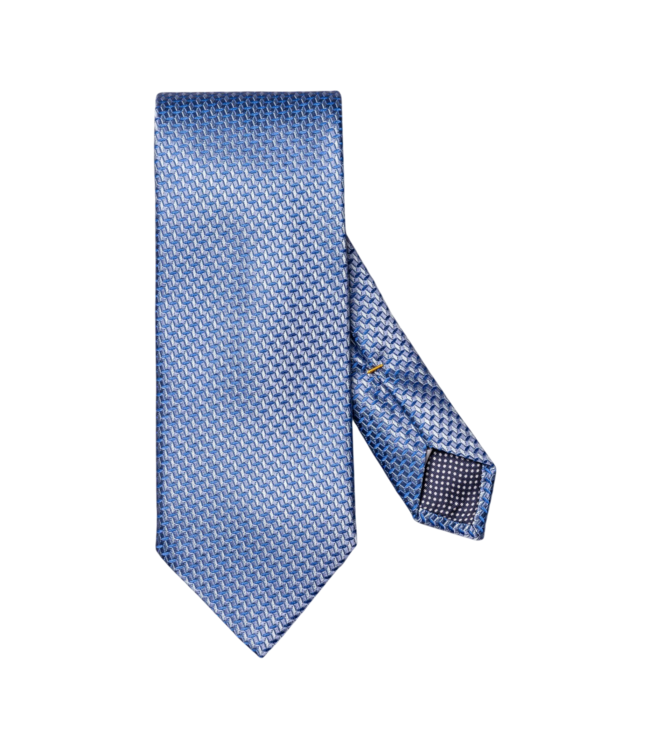 Micro Woven Geometric Silk Tie