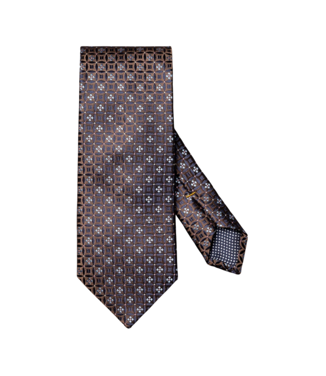 Floral Medallion Woven Silk Tie