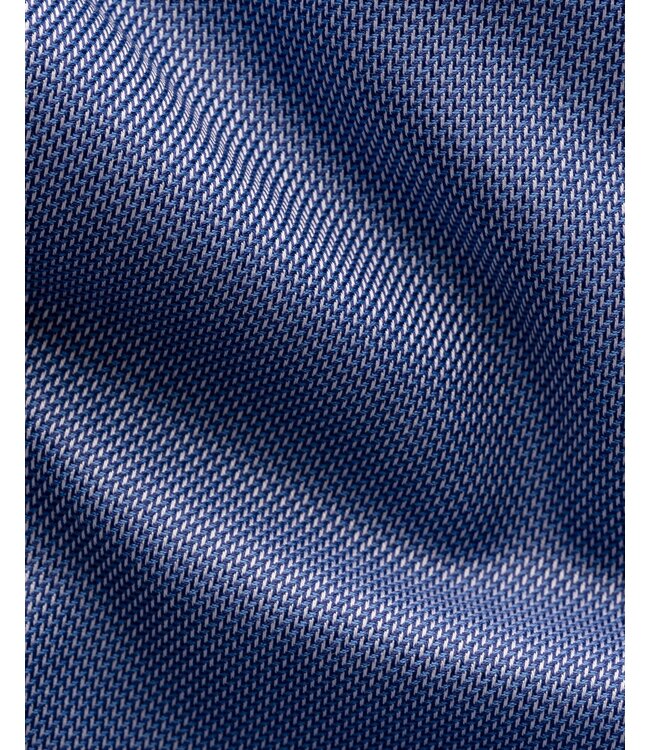Dark Blue Semi Solid Signature Twill Dress Shirt - Contemporary Fit