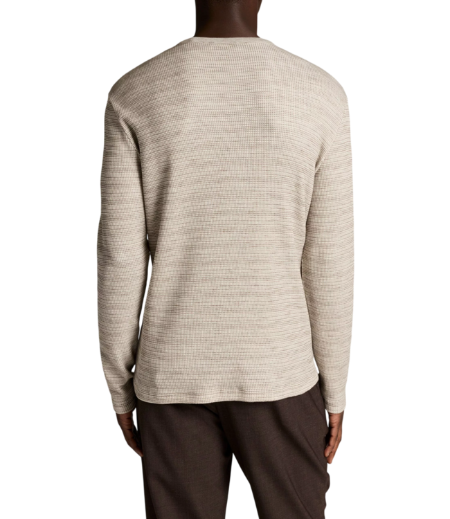 Vince Space Dye Long Sleeve Shirt - Tarmac Combo
