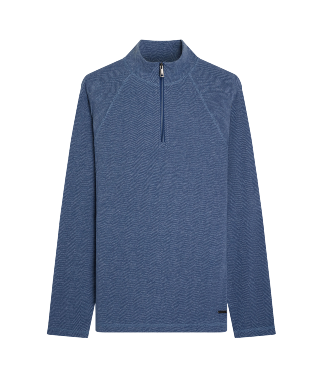 Bugatchi Bugatchi Quarter Zip Sweater - Marine Blue