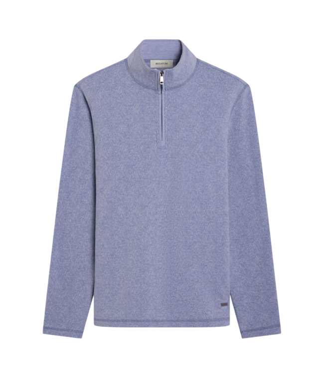 Bugatchi Bugatchi Quarter Zip Sweater - Steel Blue