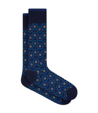 Bugatchi Geometric Pattern Socks
