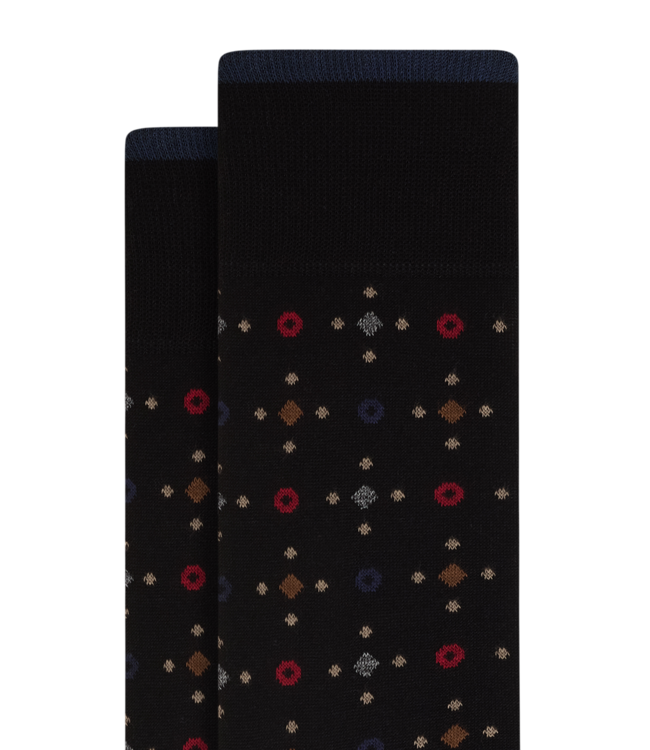 Bugatchi Bugatchi Abstract Pattern Socks - Black