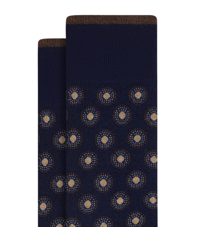 Bugatchi Bugatchi Geometric Pattern Socks - Navy