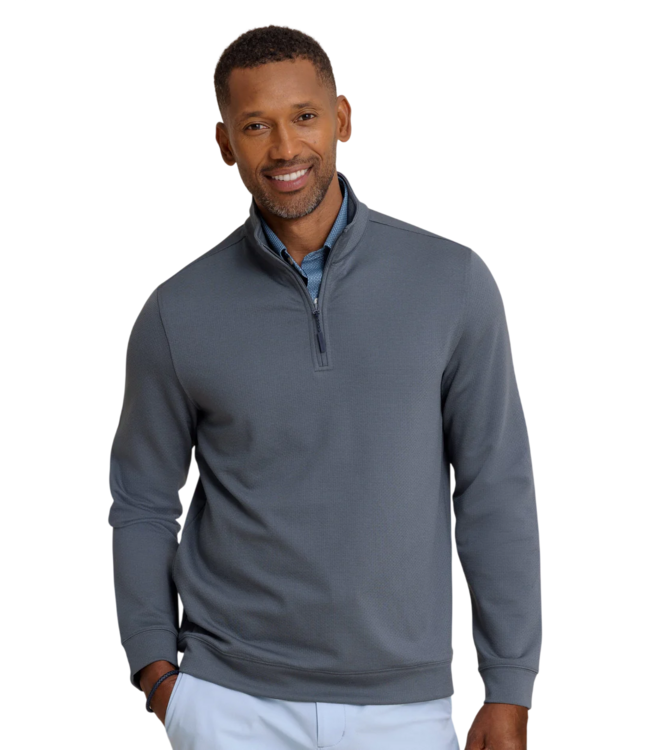 Southern Tide Southern Tide Schooner Quarter Zip - Perfect Storm