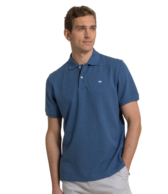 Southern Tide Southern Tide Heather Skipjack Polo - Nautical Blue