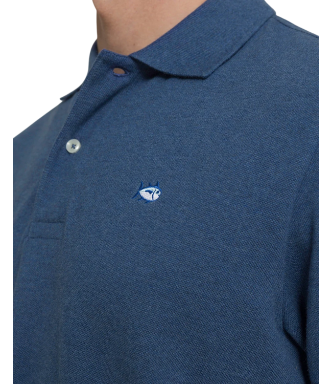 Southern Tide Southern Tide Heather Skipjack Polo - Nautical Blue