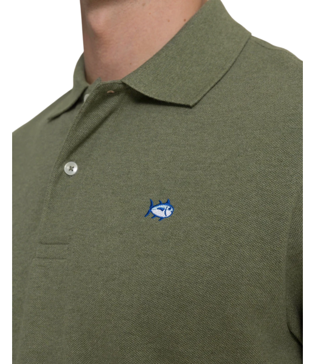Southern Tide Southern Tide Heather Skipjack Polo Shirt - Cedar Green