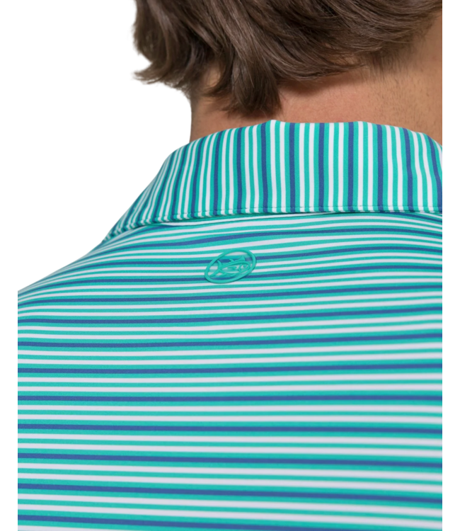 Southern Tide Southern Tide Shipwatch Stripe Coastal Breeze Polo - Persian Green