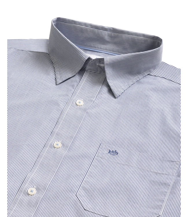 Southern Tide Southern Tide Sampson Stripe Charleston Sport Shirt - Nautical Blue