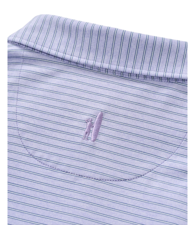Johnnie-O Johnnie-O Michael Stripe Performance Jersey Polo - Viola