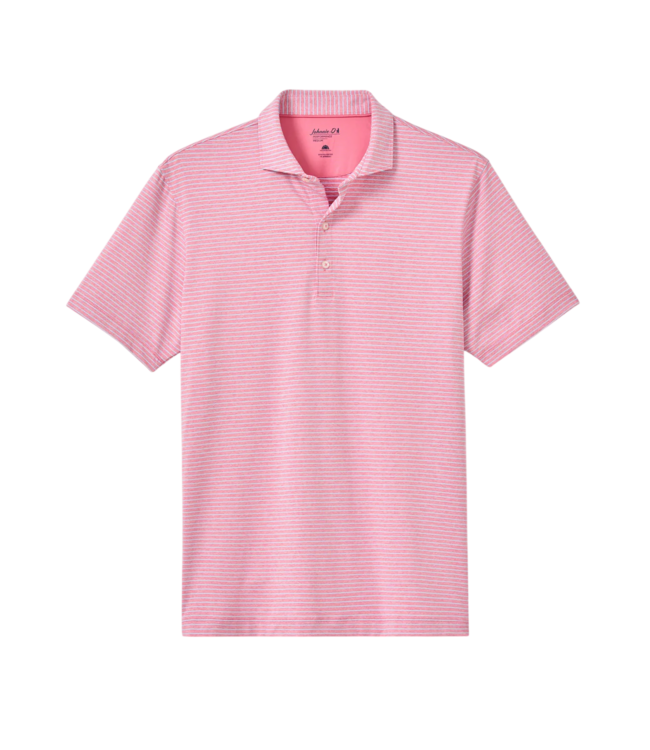 Johnnie-O Johnnie-O Michael Stripe Performance Jersey Polo - Palm Beach