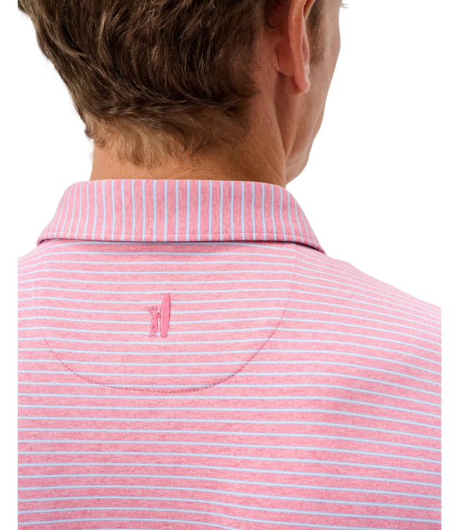 Johnnie-O Johnnie-O Michael Stripe Performance Jersey Polo - Palm Beach
