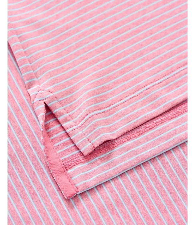Johnnie-O Johnnie-O Michael Stripe Performance Jersey Polo - Palm Beach
