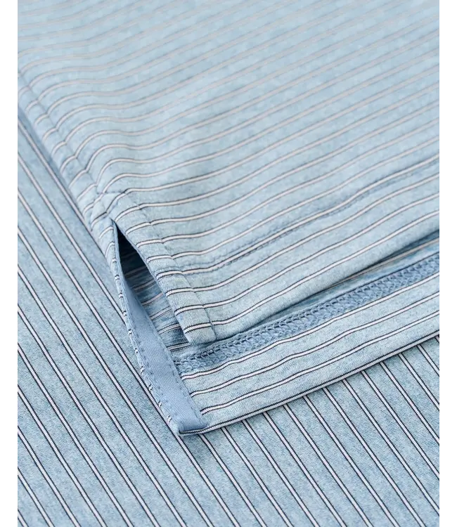 Johnnie-O Johnnie-O Michael Stripe Performance Jersey Polo - Carbon Fiber