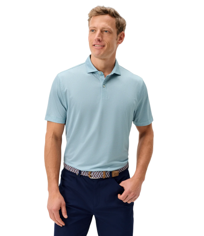 Johnnie-O Johnnie-O Dot Neat Performance Jersey Polo - Sublime
