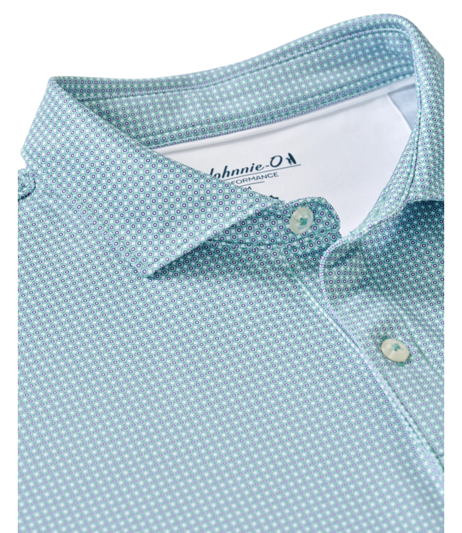 Johnnie-O Johnnie-O Dot Neat Performance Jersey Polo - Sublime