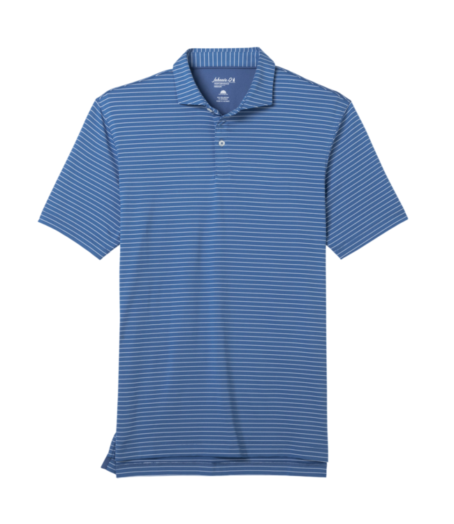 Johnnie-O Johnnie-O Beau Stripe Performance Jersey Polo - Lake