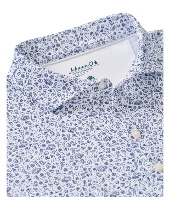 Johnnie-O Johnnie-O Gridiron Performance Jersey Polo - Midnight Navy