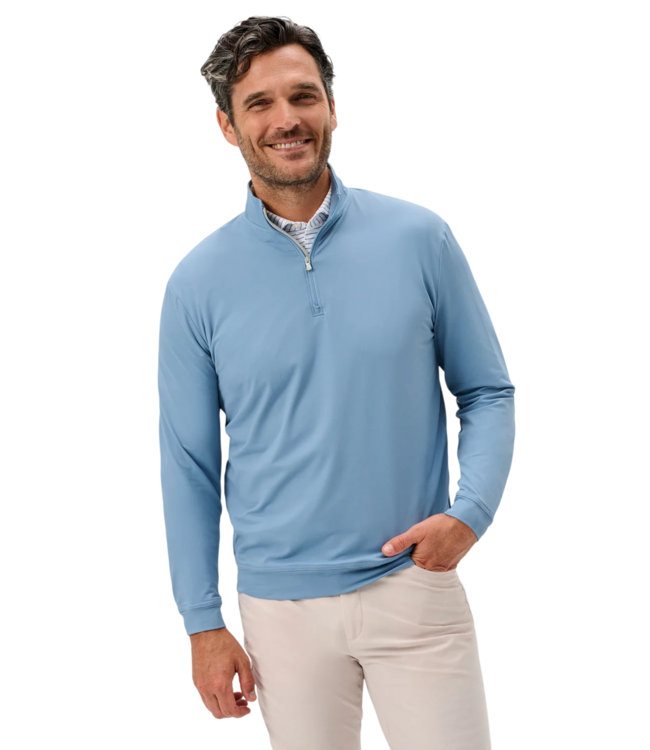 Johnnie-O Johnnie-O Motion Performance 1/4 Zip Pullover - Carbon Fiber
