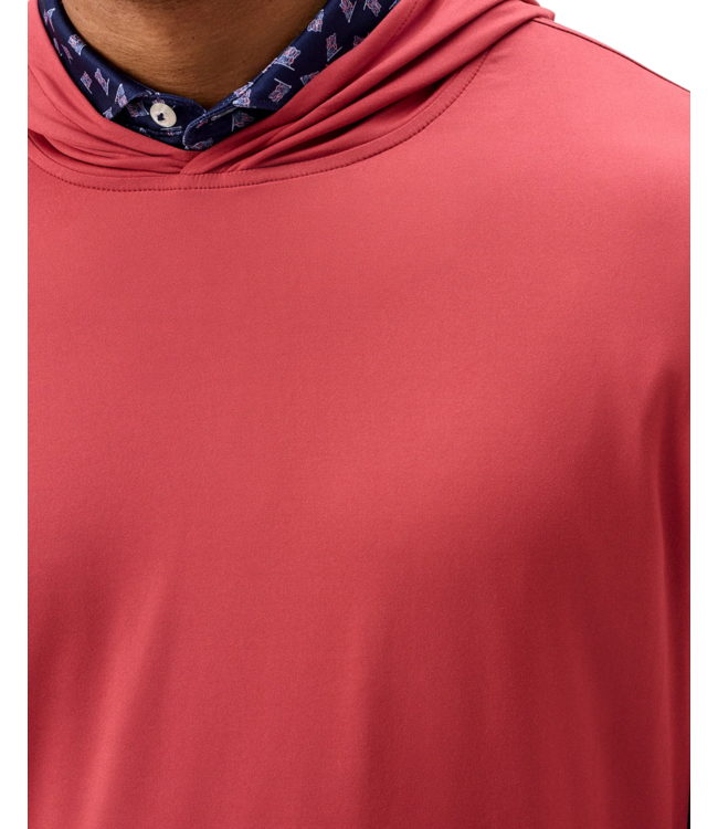 Johnnie-O Johnnie-O Talon Featherweight Performance Hoodie - Racing Red
