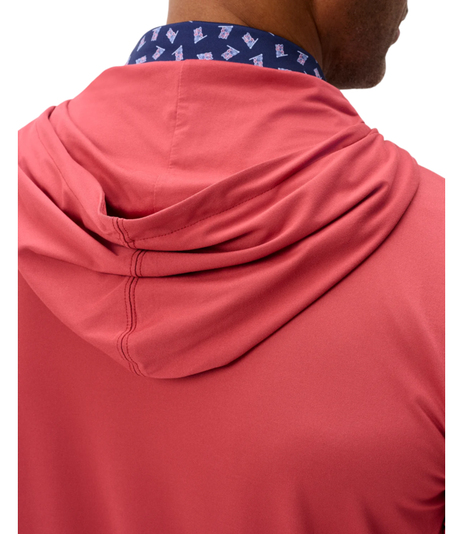 Johnnie-O Johnnie-O Talon Featherweight Performance Hoodie - Racing Red