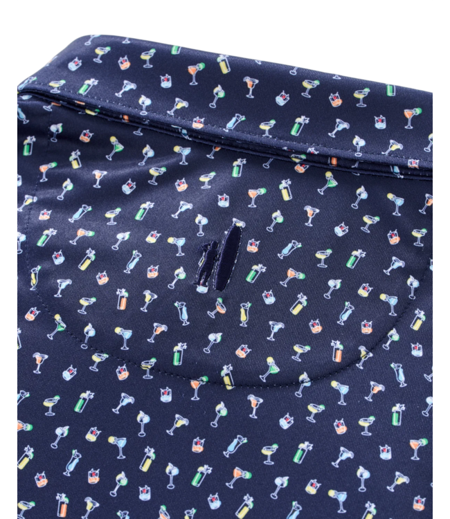 Johnnie-O Johnnie-O Pop Tails Performance Jersey Polo - Navy
