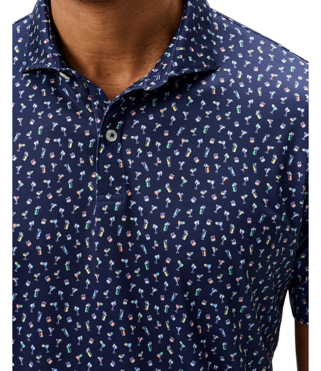 Johnnie-O Johnnie-O Pop Tails Performance Jersey Polo - Navy