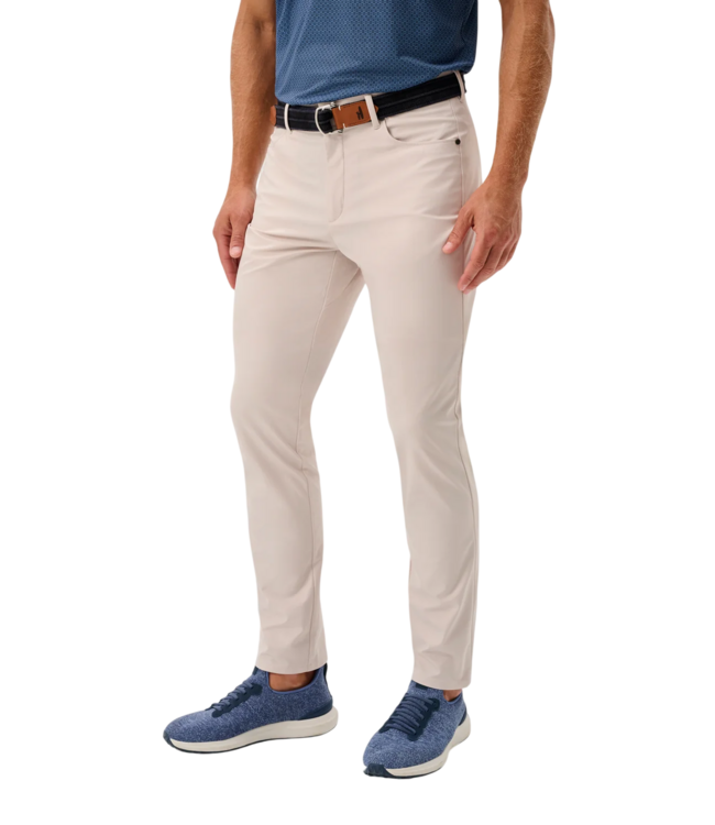 Johnnie-O Johnnie-O Cross Country Flex Performance Pant - Stone