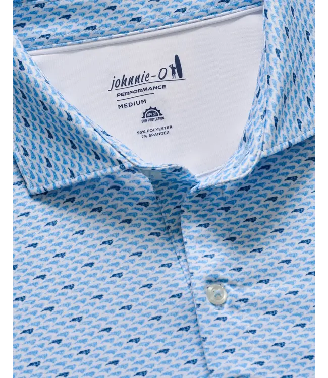 Johnnie-O Johnnie-O NC Time Performance Jersey Polo - Maliblu